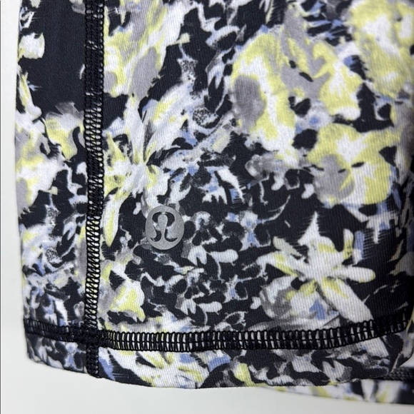 Lululemon Inspiration Tank II Crosscourt Petal Black Clarity Yellow - Picture 5 of 8